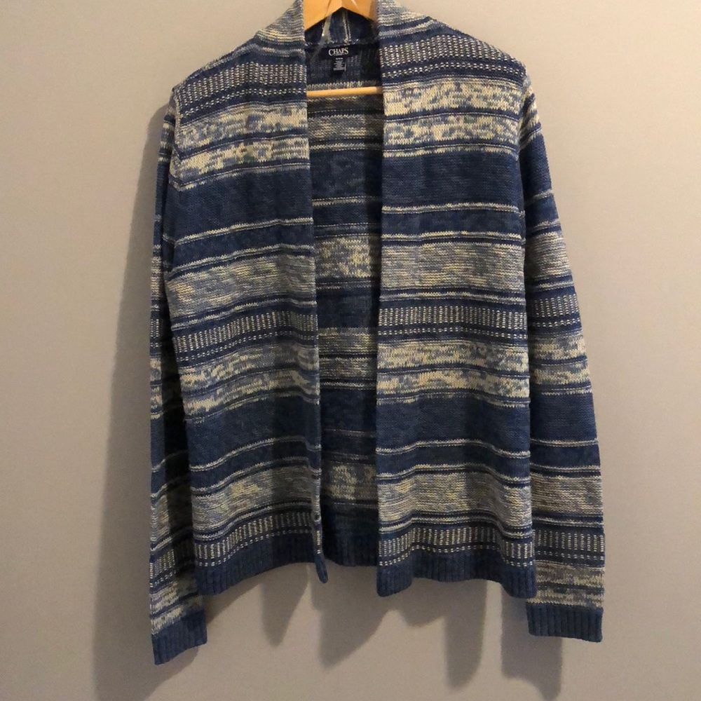 R.L. CHAPS CARDIGAN SWEATER (M)